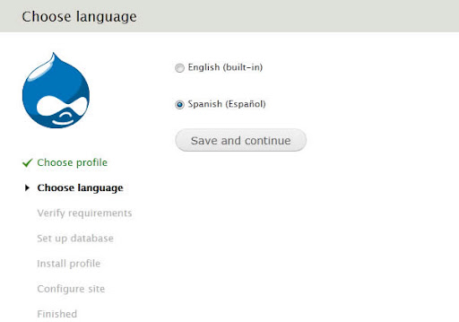 Instalar Drupal 7 en español