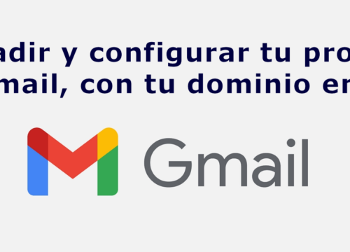 Correo propio en gmail