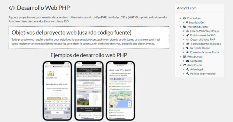 Desarrollo Web con PHP